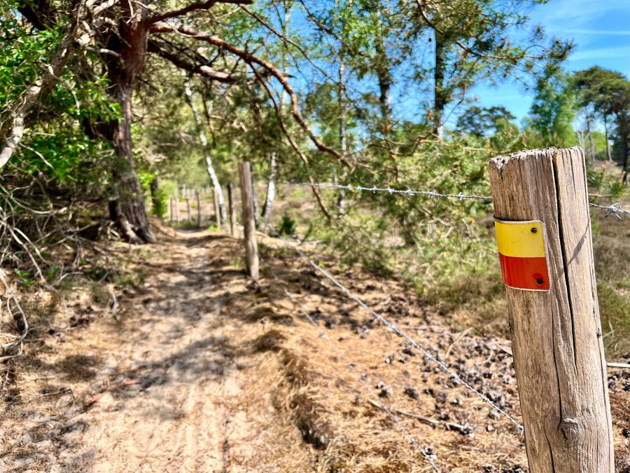 Het Utrechtpad door de benen van Dennis