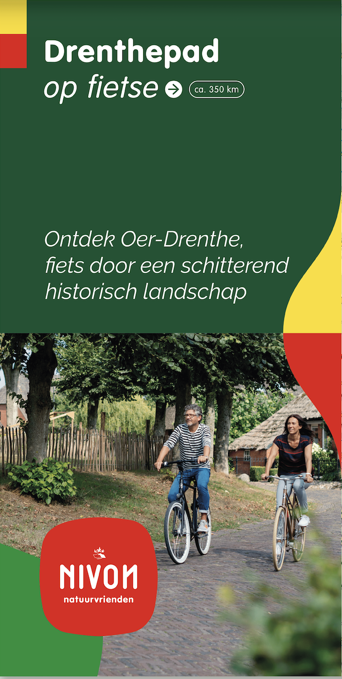 Voorpagina Drenthepad Fietskaart